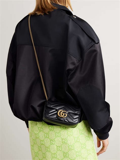 gucci gg marmont mini size|gucci marmont mini quilted bag.